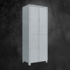 Virtuaxo_Roupeiro De Aço C 4 Portas Grandes C Pitão P Cadeados