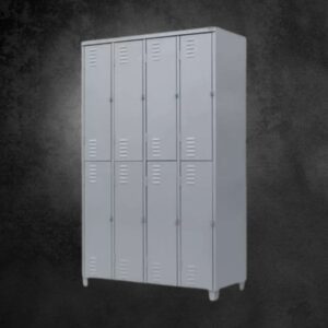 Virtuaxo_Roupeiro De Aço C 8 Portas Grandes C Pitão P Cadeado