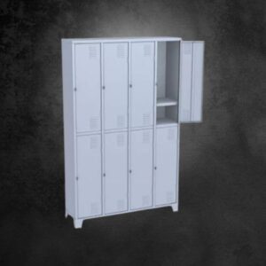 Virtuaxo_Roupeiro De Aço C 8 Portas Grandes C Sapateira