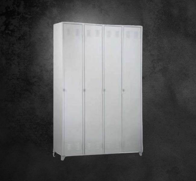Virtuaxo_Roupeiro De Aço C 4 Portas Interiça C Pitão P Cadeados